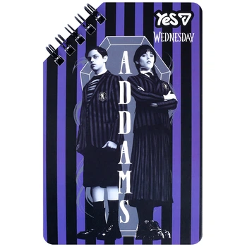 Блокнот Yes Wednesday Addams 95x145 60 аркушів лінія