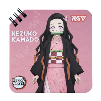 Блокнот Yes Demon Slayer Nezuko 110x110 80 аркушів лінія