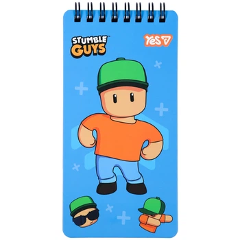 Блокнот Yes Stumble Guys 80x160 60 аркушів клітинка