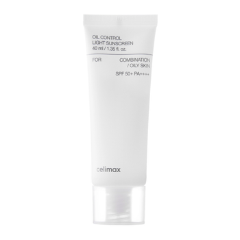 Солнцезащитный крем для уменьшения секреции себума Celimax Oil Control Light Sunscreen SPF50+ PA++++, 40 мл