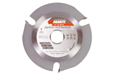 Диск пильный по дереву Granite 125 x 22.2 мм x 3 T