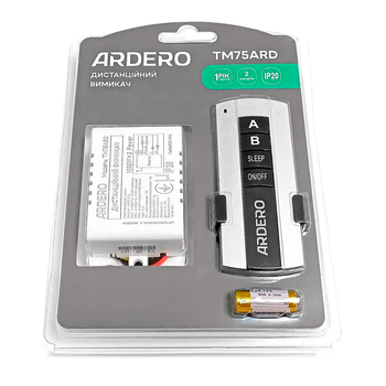 Дистанційний вимикач з пультом (2 канали) Ardero (Feron) TM75 ARD 2*1000W для люстр