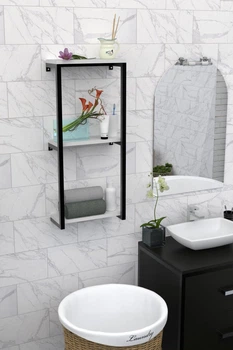 Настенная полка в стиле лофт EcoLoft Elevia DSP-1174 Білий