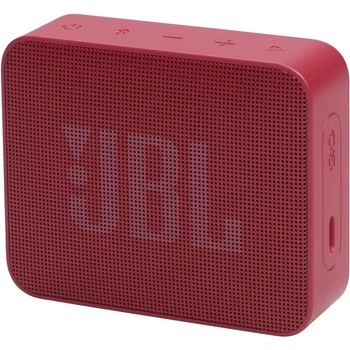 Колонка портативна JBL Go 2 Essential Red, 3.0 Вт, Bluetooth, живлення від акумулятора, IPX7 водонепроникна (JBLGOES2REDEU)