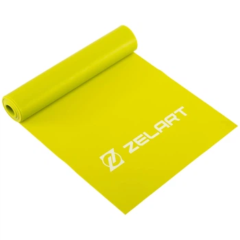 Лента эластичная для фитнеса и йоги Zelart FI-7796-2 Салатовый