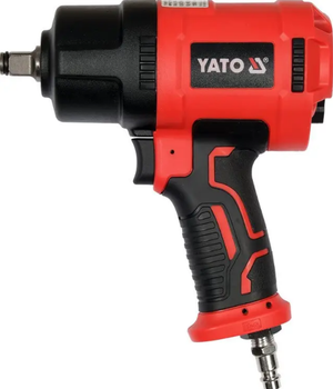 Пневмогайковерт 1/2 1000 НМ 8000 об/хх воздух 184 л/мин Yato, (T-09545)