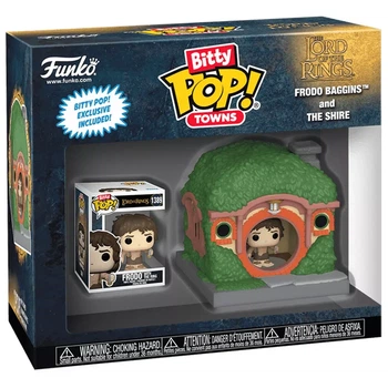 Набор фигурок Funko POP! Bitty Town Властелин колец Фродо Беггинс и избушка (83685)