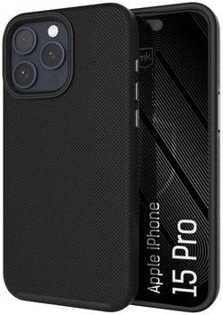 Чохол 3MK Fortis MagCase для Apple iPhone 15 Pro Black (5903108754200)
