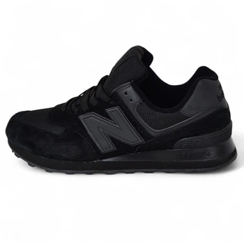 Чоловічі кросівки повсякденні NB 574 Classic All Black 45 (28,5 см) Чорний