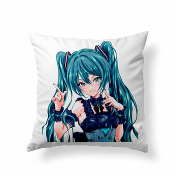 Подушка декоративная Vocaloid Hatsune Miku Мику Хацунэ 35x35 см (32071)