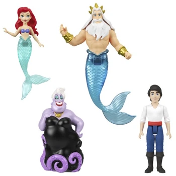 Лялька Disney Princess набір мініляльок Аріель та друзі (JHG84) Disney Princess JHG84 1046098