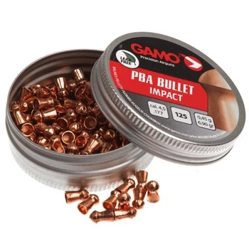 Пульки Gamo PBA Bullet 125шт кал.4,5 (6322720) Gamo 6322720 1047481