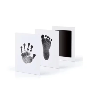 Рамка для отпечатка руки ноги ребенка Сделай сам Newborn Baby Hand and Footprint Kit Черный (500428)