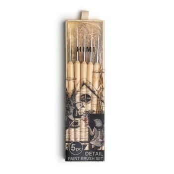 Набір пензлів HIMI 5 шт., лайнер Detail Painting Brush Set
