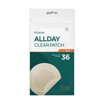 Заспокійливі патчі для акне та запалень P.Calm All Day Clear Patch 36 шт