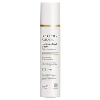 Флюид для сияния кожи SPF 50 Sesderma Azelac Ru Luminous Fluid Cream SPF 50 50 мл