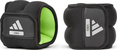 Утяжелители для щиколотки/ запястия Adidas Ankle/Wrist Weights черный, зеленый Унисекс 0,5 кг