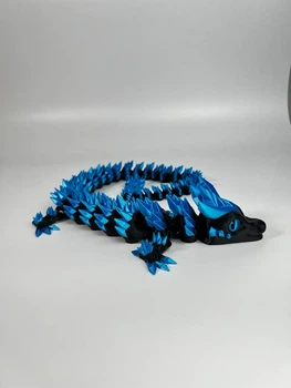 Іграшка та декор 3D друк дракон гнучкий – articulated dragon, яскравий фігурний сувенір