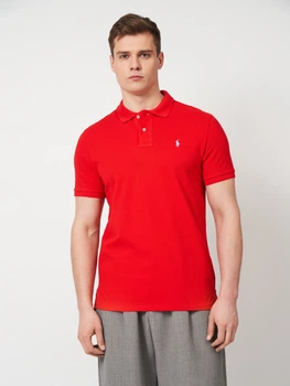 Поло мужское Polo Ralph Lauren 11711 L Красное (smt2000000044323)