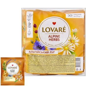 Чай Lovare альпийский луг 50 пакетиков
