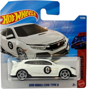 Машинка Hot Wheels 2018 HONDA CIVIC TYPE R JJH88