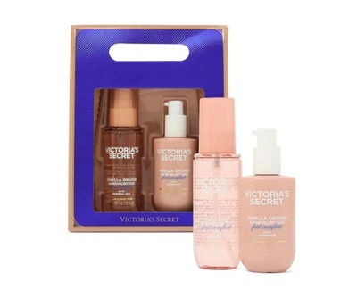 Подарунковий набір косметики Vanilla orchid sandalwood 2-Piece Full-Sized Body Mist & Lotion Gift Set Victoria’s Secret
