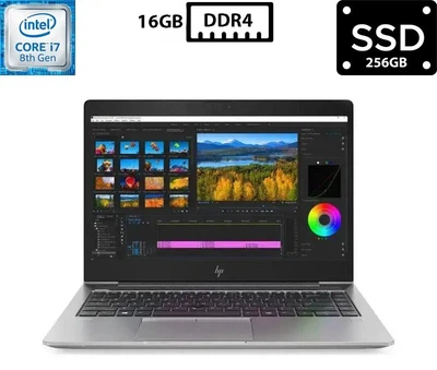 Ноутбук Hewlett Packard ZBook 14u G6 14” IPS 1920x1080 Core i7-8565U 1.80GHz 16GB DDR4 SSD 256GB Intel UHD Graphics 620 Камера (HZ14UG6G5R16S256A) Б/В