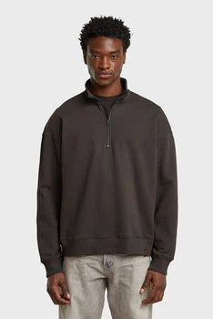 Чоловіча темно-коричнева спортивна кофта Essential loose G-Star L D27085,D395