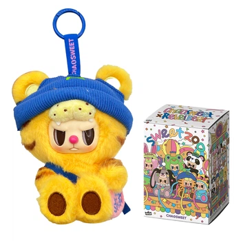 Коллекционная мягкая игрушка с кольцом POP TOP Rebel Bear серии Sweet Zoo - Зоомалыши