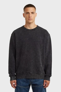 Чоловічий темно-сірий світшот Washed G-Star RAW L D27082,D575