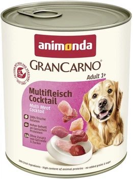 Вологий корм Animonda Gran Carno Adult Multi Meat Cocktail мультим'ясний коктейль для собак