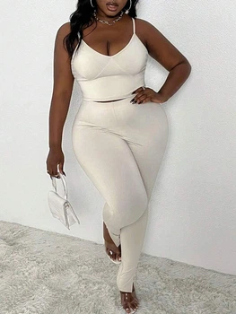 Легінси SHEIN 2XL Світло-бежевий sz2311237376769064