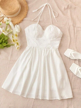 Платье SHEIN L Белый sz2311195460107710