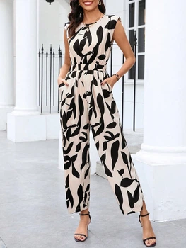 Комбинезон SHEIN M Бежевый sz2403044094415246