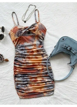 Платье SHEIN M Оранжевый sz2311194831394691