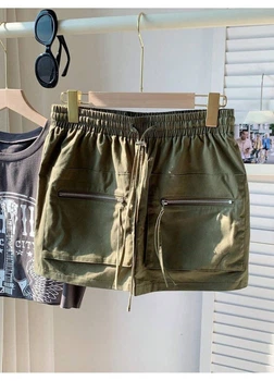 Юбка SHEIN L Хаки sz2401120457103170