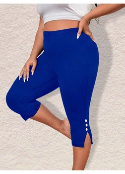 Капри SHEIN XL Синий sz2406033939191094