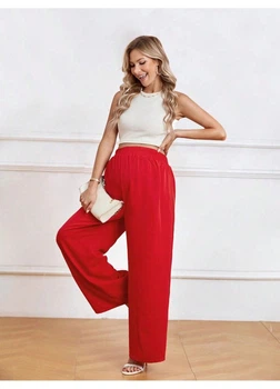 Брюки для беременных SHEIN S Красный sz2311162534991144