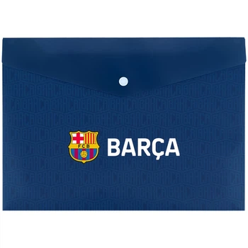 Папка на кнопке KITE, A4, FC Barcelona (BC25-244)