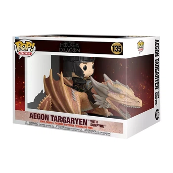 Фигурка Funko POP! Дом Дракона Эйгон Таргариен и Солнечный огонь (83460)