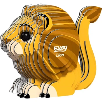 Збірна 3D модель Eugy Зоопарк Лев (XEG-070)