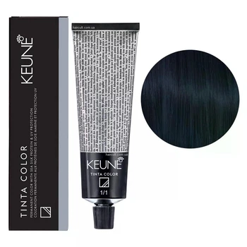 Стійка фарба для волосся Keune Tinta Color 1.1 Blue Black 60 мл