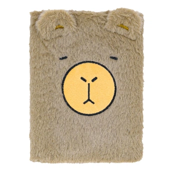 Блокнот плюшевий Zibi "CAPYBARA 20" А5, 80 аркушів, клітинка ZB.700041