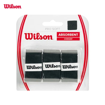 Захисна стрічка для тенісної ракетки Wilson, що поглинає піт, PRO SOFT OVERGRIP WRZ4040BK