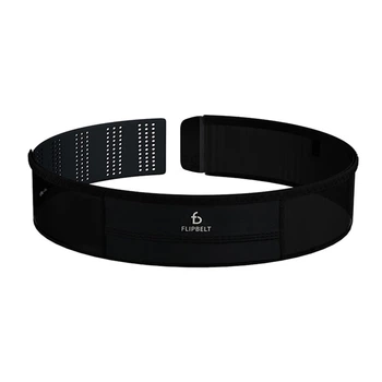 Flipbelt [Air Waist Pack 2.0] Чехол для телефона для бега, водонепроницаемый, большой размер, профессиональный, классический черный, размеры M-XL