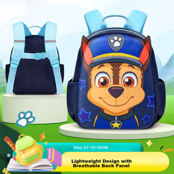 Рюкзак для дитячого садка PAW PATROL для дітей віком 3-6 років, надлегкий дихаючий рюкзак для великого та малого класу, подвійна сумка через плече