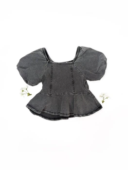Топ блуза H&M 104 см сірий артикул Л1358