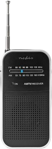 Radio Nedis AM/FM Black-Grey (RDFM1110SI)