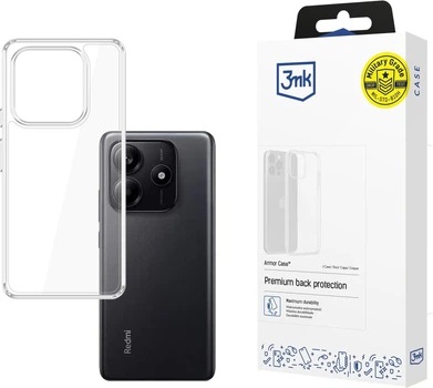 Etui plecki 3MK Armor Case do Xiaomi Redmi Note 14 5G Transparent (5903108635752)