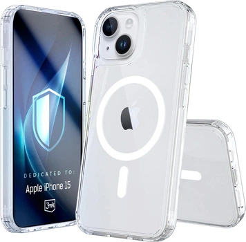 Etui plecki 3MK Armor MagCase do Apple iPhone 15 Transparent (5903108658485)
